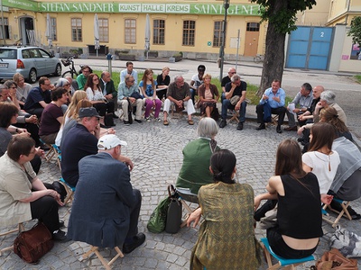Diskussion über die Landesgalerie NÖ