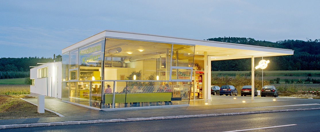 Multifunktionsobjekt u. Zahnarztpraxis, Paudorf, 2006 (Sam Ott-Reinisch Architekten)