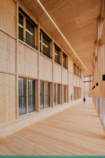 ORTE Bauvisite_ KinderKunstLabor Outdoorlabor_St Poelten_Schenker Salvi Weber Architekten