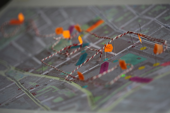Spielentwicklungsmodell: Bildungsgrätzl-Schnitzeljagd zum Raumerleben rund um Schultore, 2019