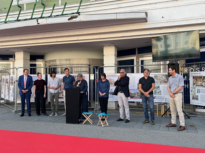 vlnr: Bgm. Matthias Stadler, Carolin Riedelsberger, David Kraler, Markus Spitzer, Franziska Leeb, Martina Barth Sedelmayer, Wolfgang Ritsch, Thomas Weber, Johannes Schauer