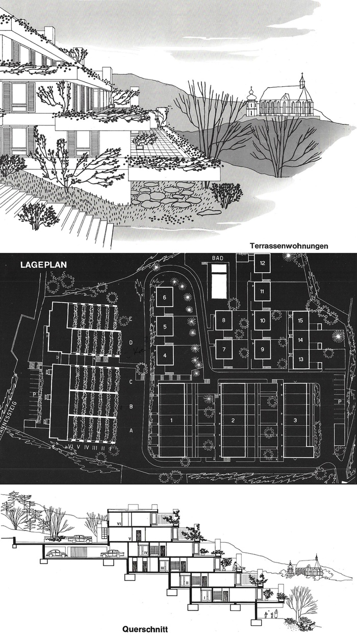 "Goldene Stiege" - Mödling, Arch. Eugen Wörle, 1970
