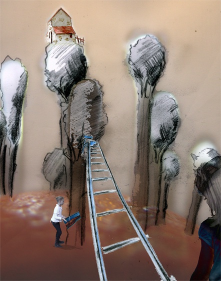 Making of - Oben im Baum