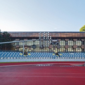 Sporthalle, 1980-1982,  Architektur: Jiri Siegel