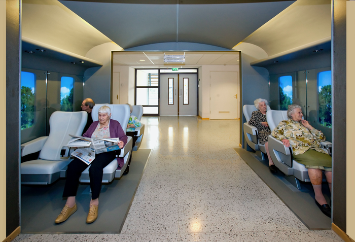 Yvonne Dröge Wendel & Lino Hellings, "Coupé", 2008, Bieslandhof Pflegeheim für Alzheimer PatientInnen, Delft - ein Projekt von SKOR