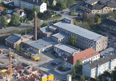 Spinnereifabrik Luftbild | pedit & partner architekten – © Foto: Florian Pfaffstaller Spinnereifabrik Luftbild | pedit & partner architekten