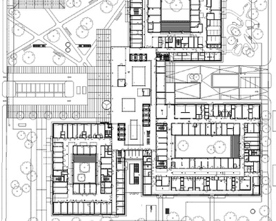 Schema Lageplan, ARGE GENERALPLANUNG Thermenklinikum Mödling Schema Lageplan, ARGE GENERALPLANUNG Thermenklinikum Mödling