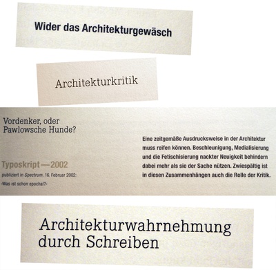 Aus „Walter Zschokke. Texte“ – © Heidrun Schlögl Aus „Walter Zschokke. Texte“